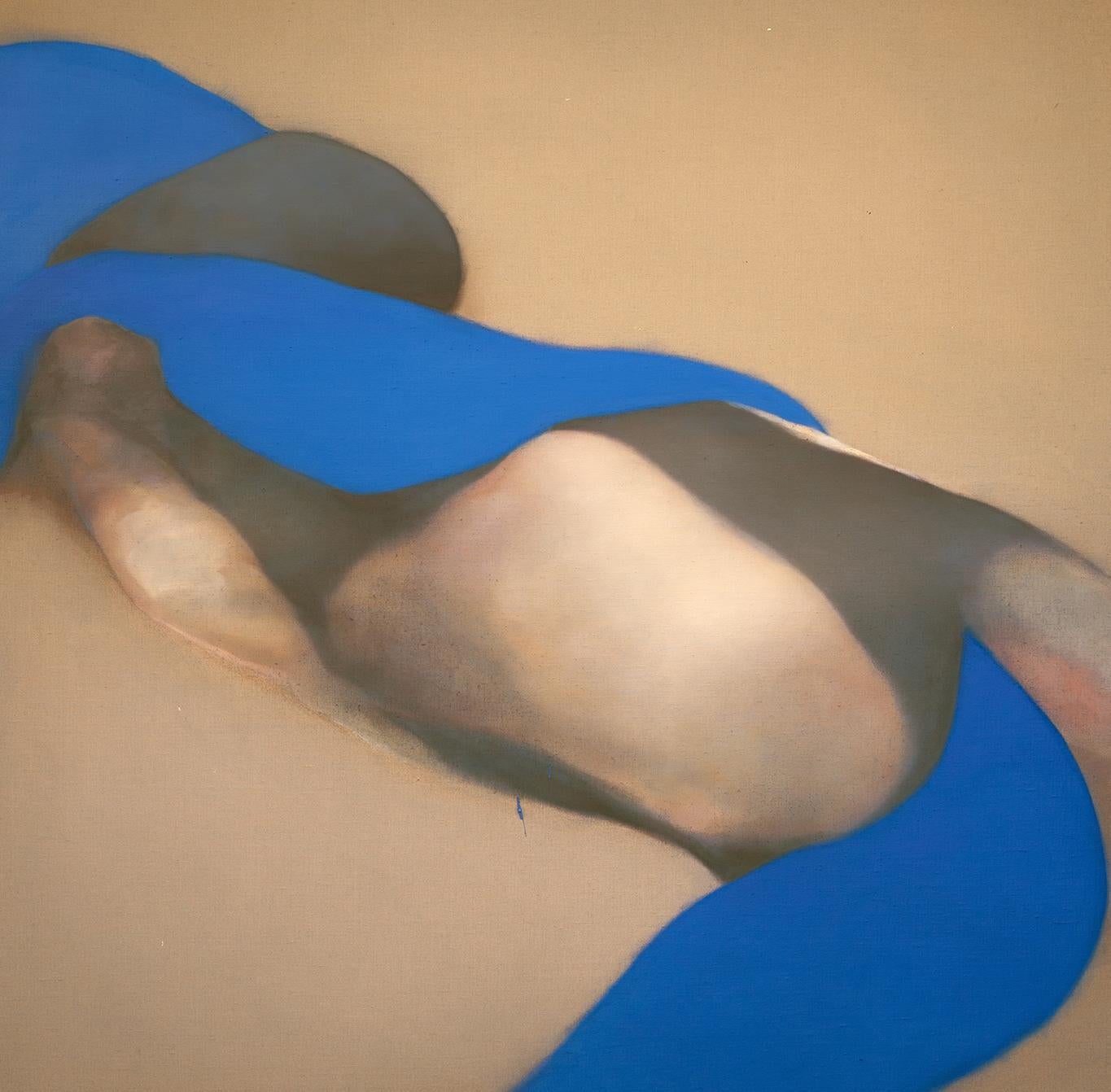 Olio su lino: 'In Birdshadow (a sinistra) - Painting Contemporaneo di David Mellen