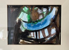 David Meshulam Framed Work on Paper