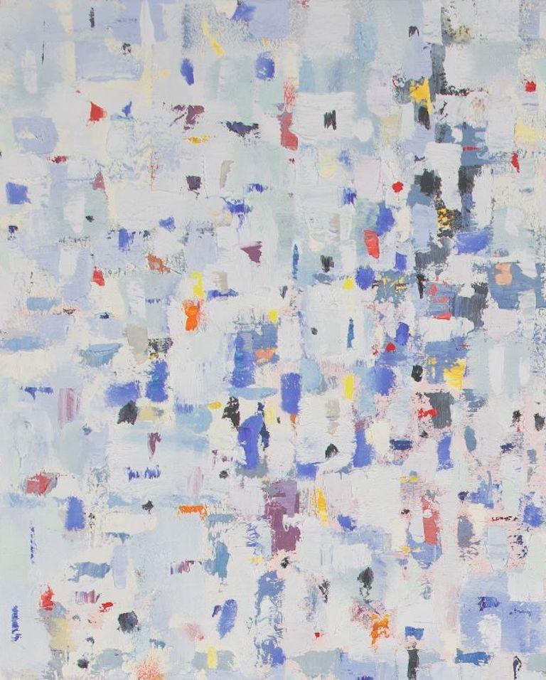 Light Rain : contemporary abstract artwork - Painting by David Michael Slonim