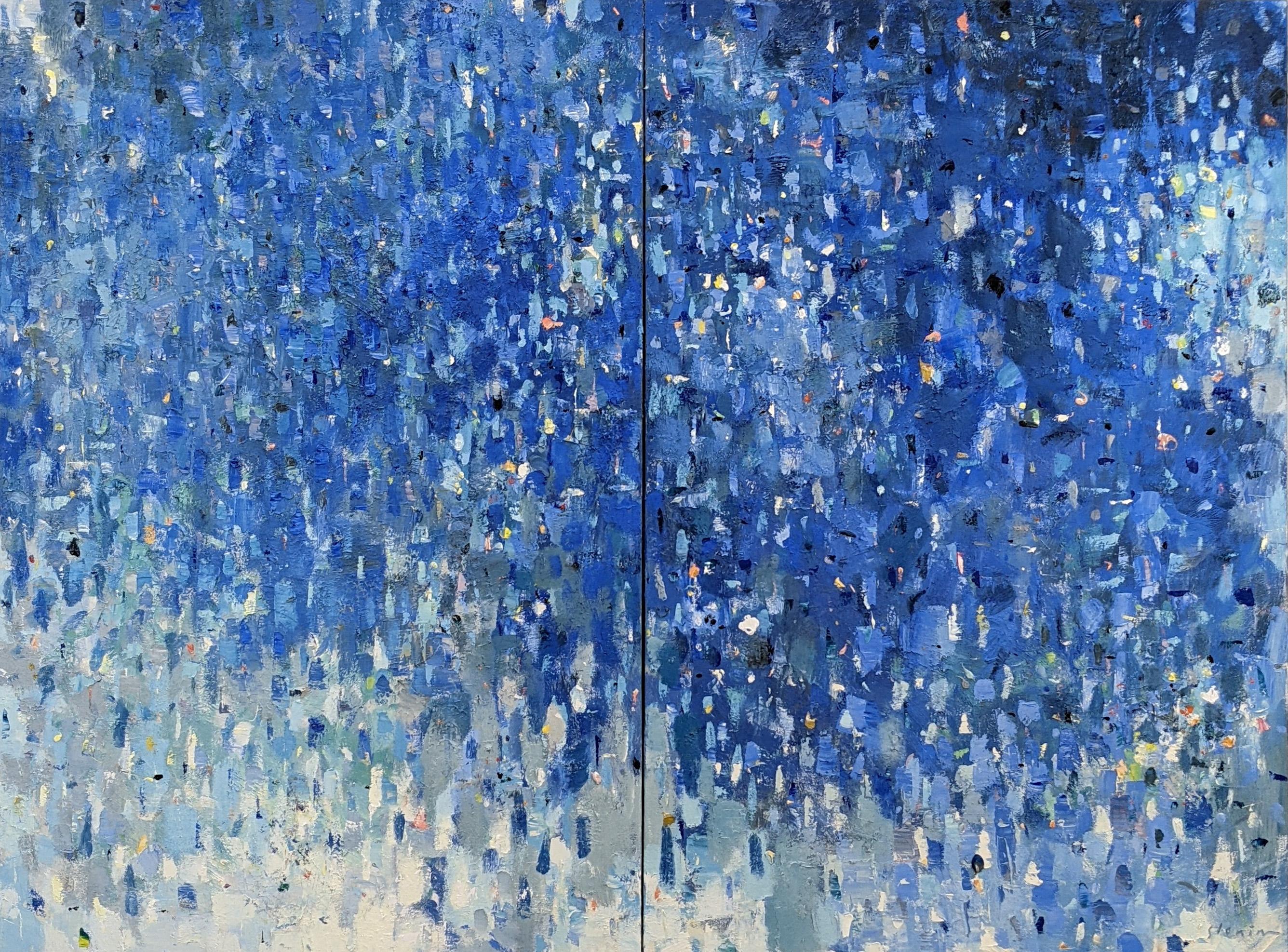 David Michael Slonim Abstract Painting - "Water Song"