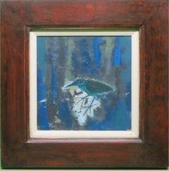 20thC Scottish Oil Painting by David Michie RSA "Green Heron Santa Barbara USA"