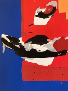 „Komposition V“ von David Mladjovic, Siebdruck