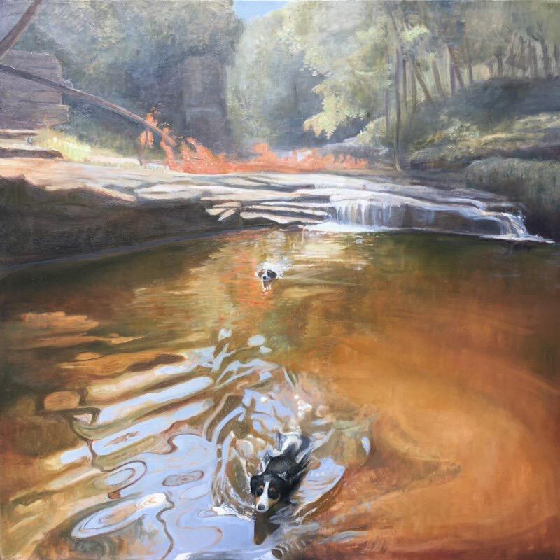 David Molesky Landscape Painting - Dog Hollow II