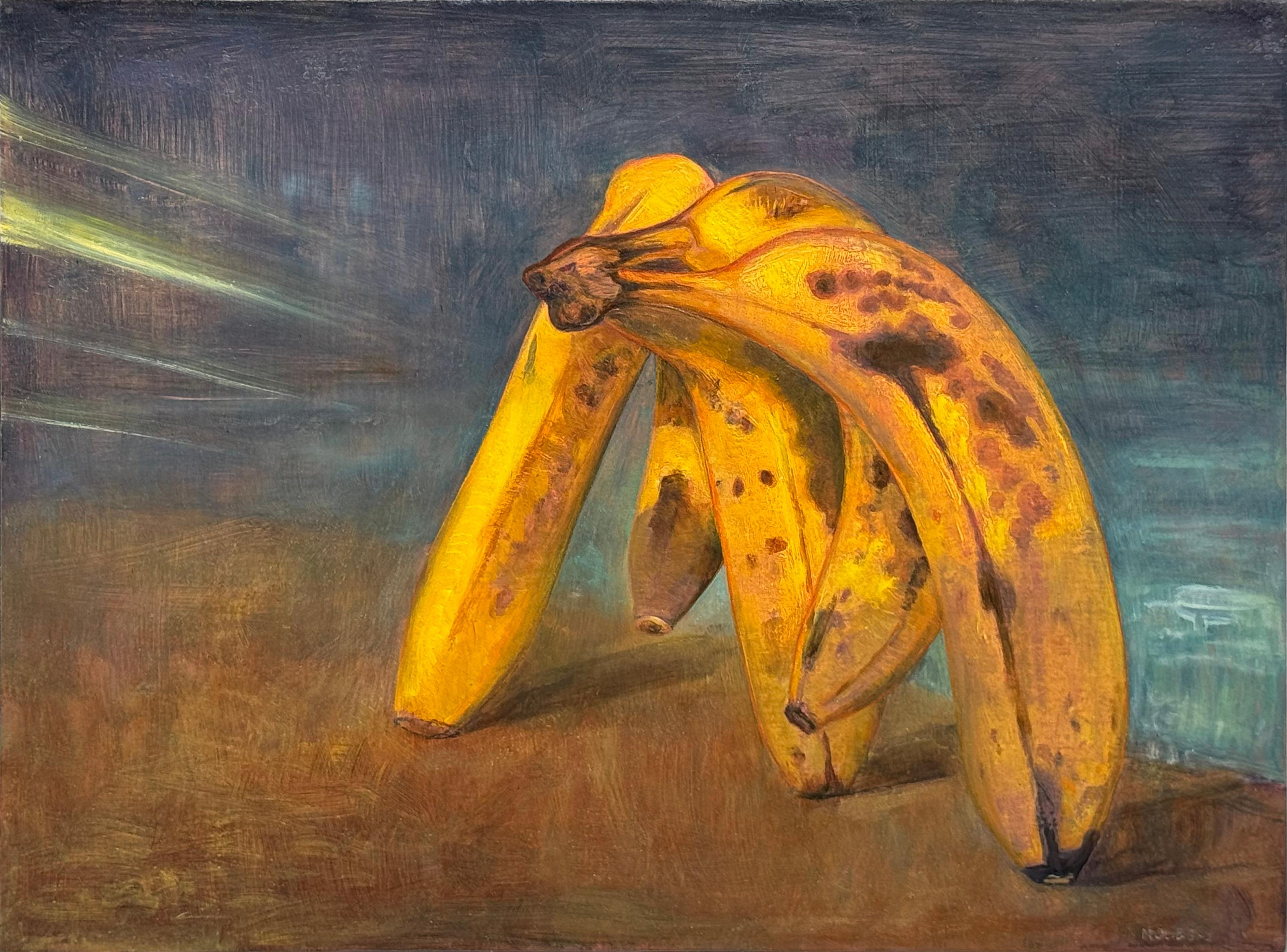 Figurative Painting David Molesky - Lande à cinq pattes
