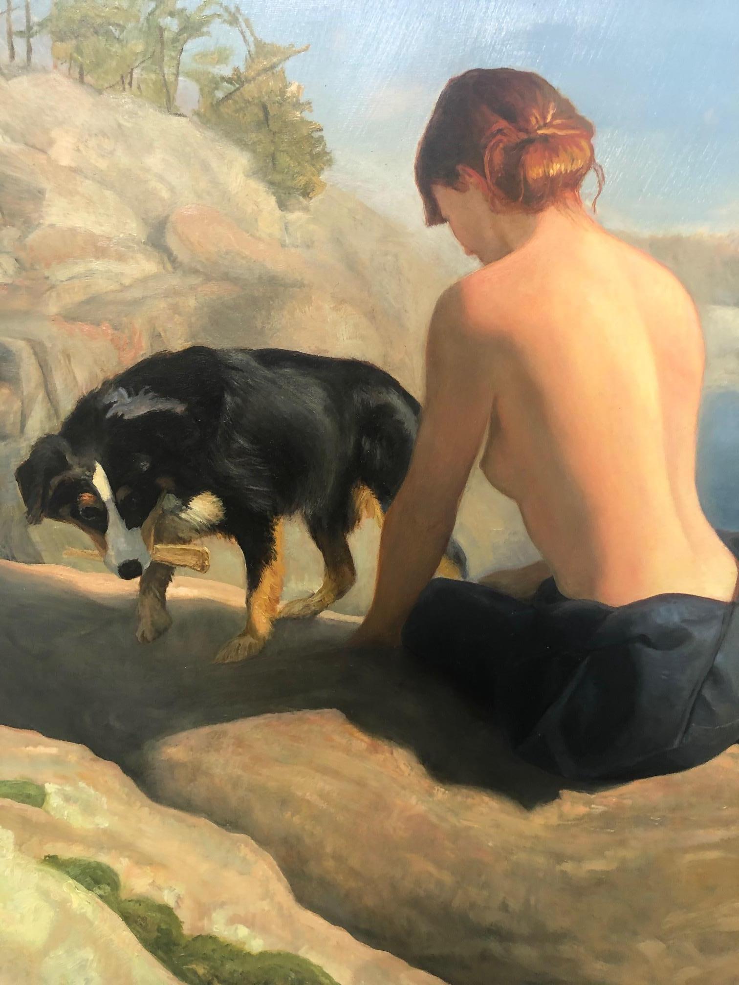 Potomac - Contemporary Painting by David Molesky