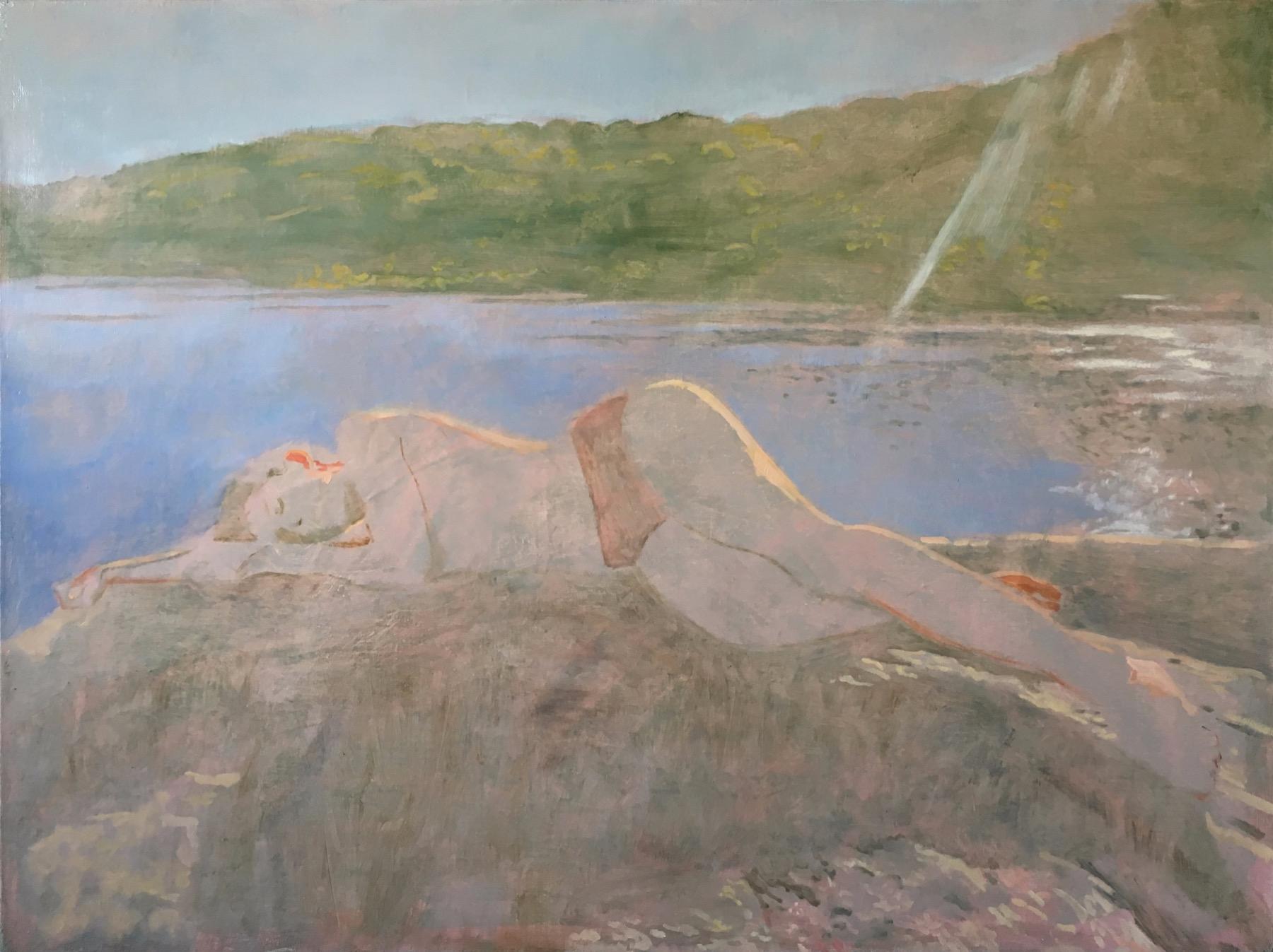 David Molesky Nude Painting - Union with Stone