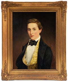 'Young Man in a Yellow Brocade Waistcoat', Paris, Munich, Danish Royal Academy