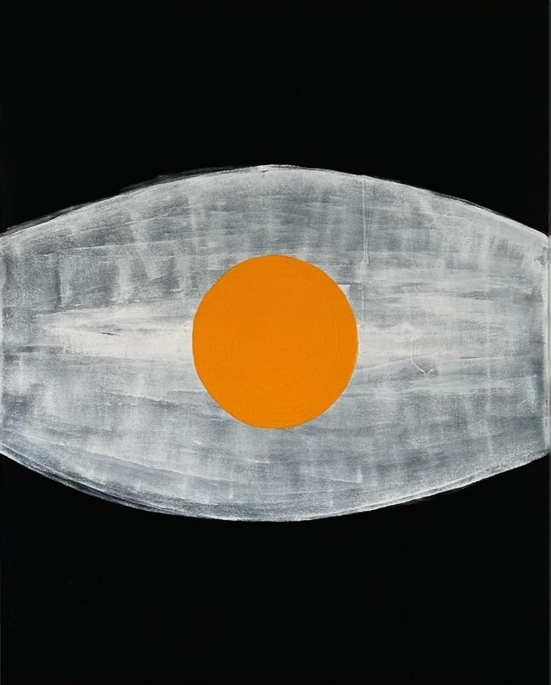 Abstract Painting di David Mont Virgen - Occhi di ferro