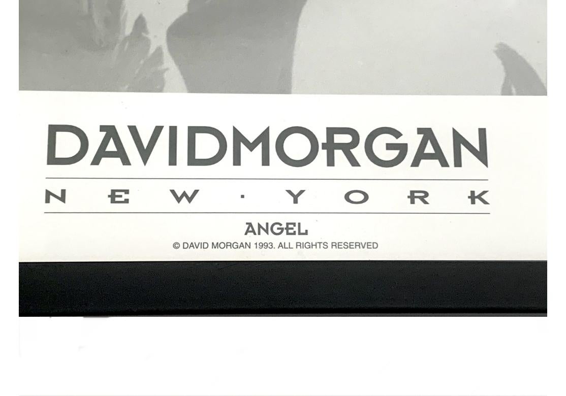 David Morgan (NY Photographer) Angel Signed Poster Work On Paper 1993  In Good Condition For Sale In Bridgeport, CT