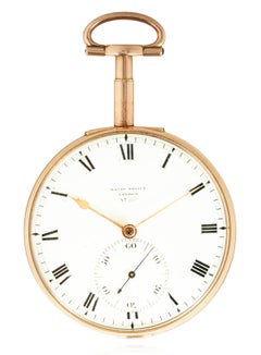 David Morice. A Rare Heavy Gold Pocket Chronometer C1805