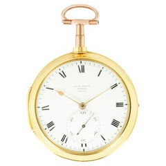 David Morice. A Rare Heavy Gold Pocket Chronometer C1805