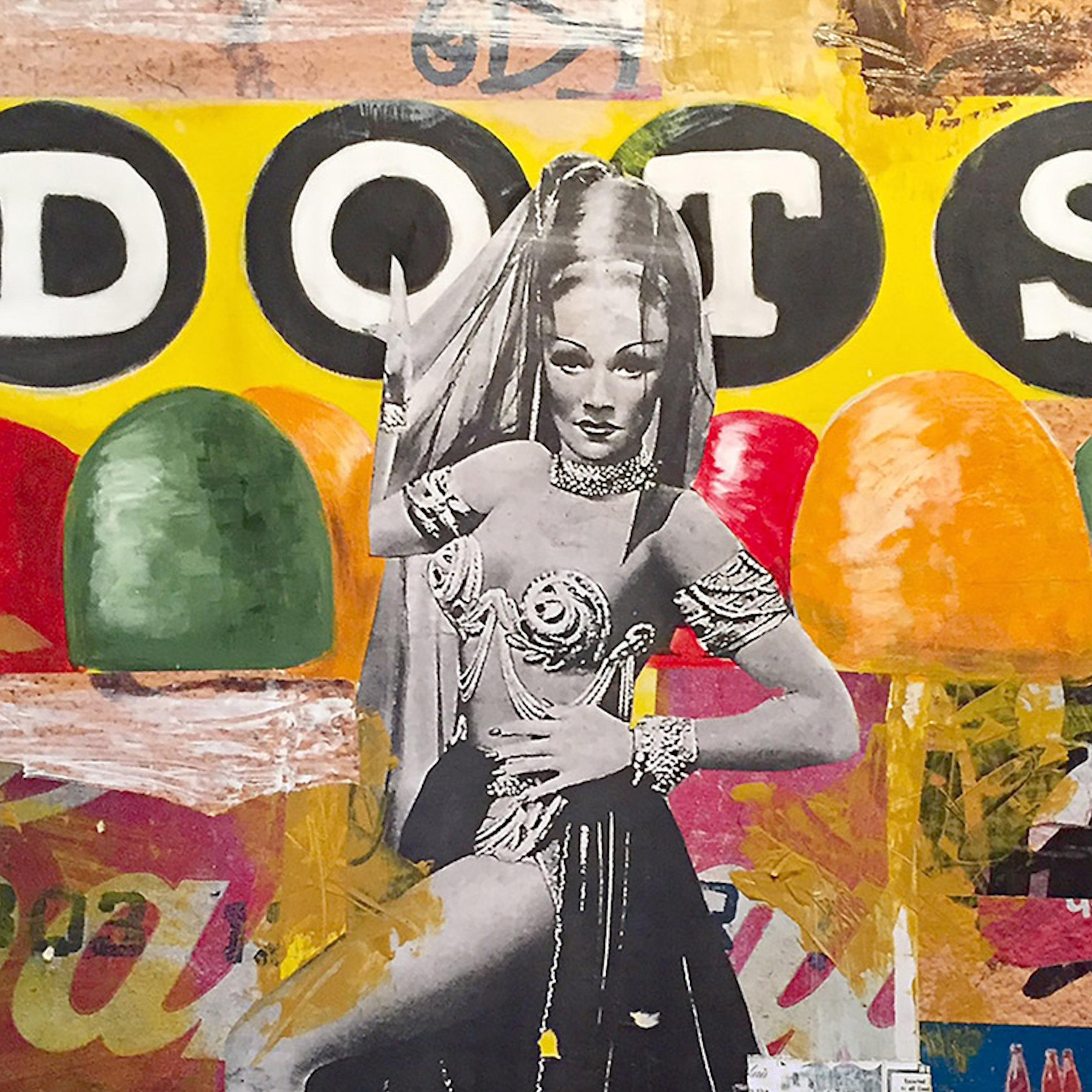 Dots pour femmes - VENTE - Commande disponible - Pop Art Mixed Media Art par David Morico