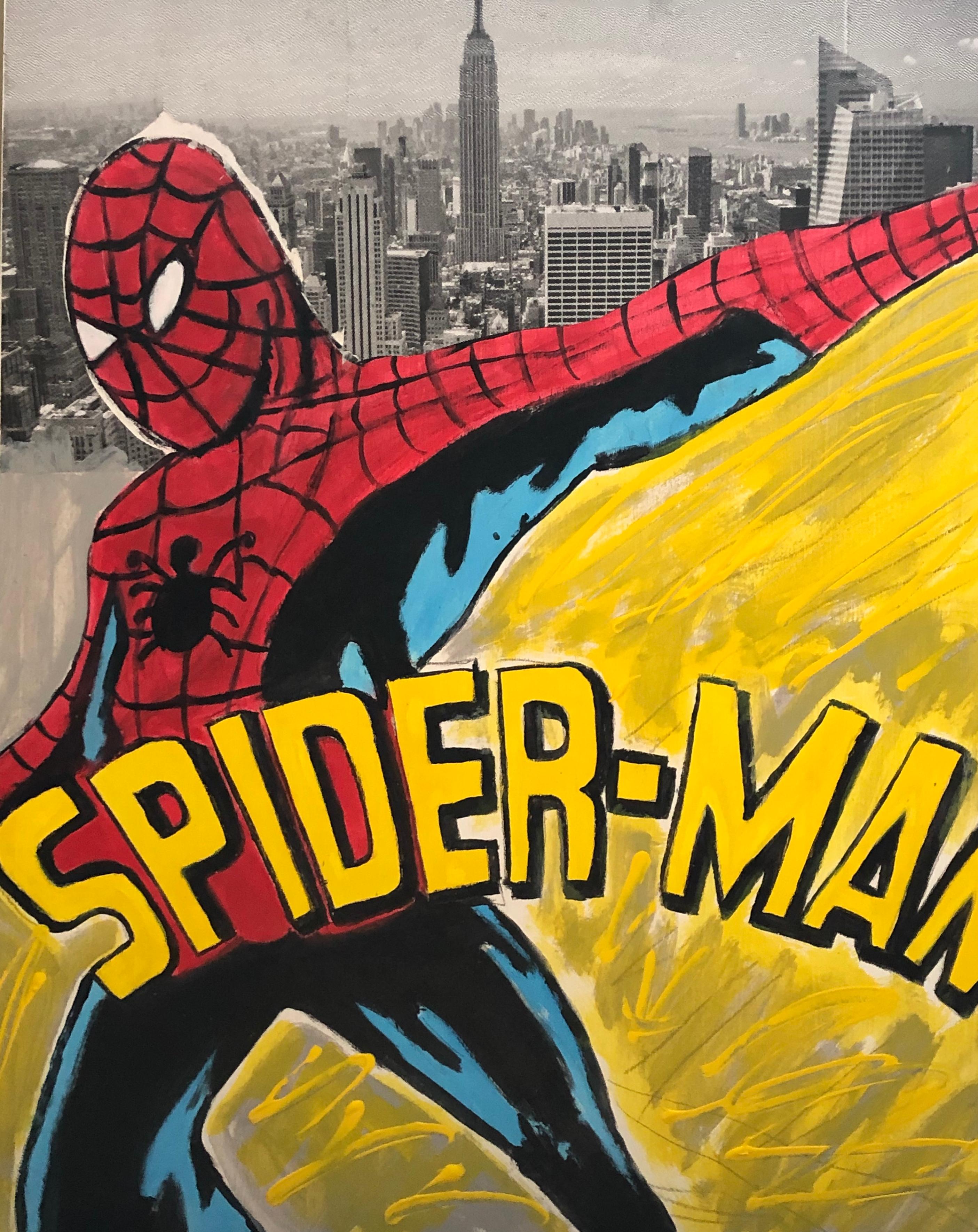 David Morico Figurative Painting - Spiderman