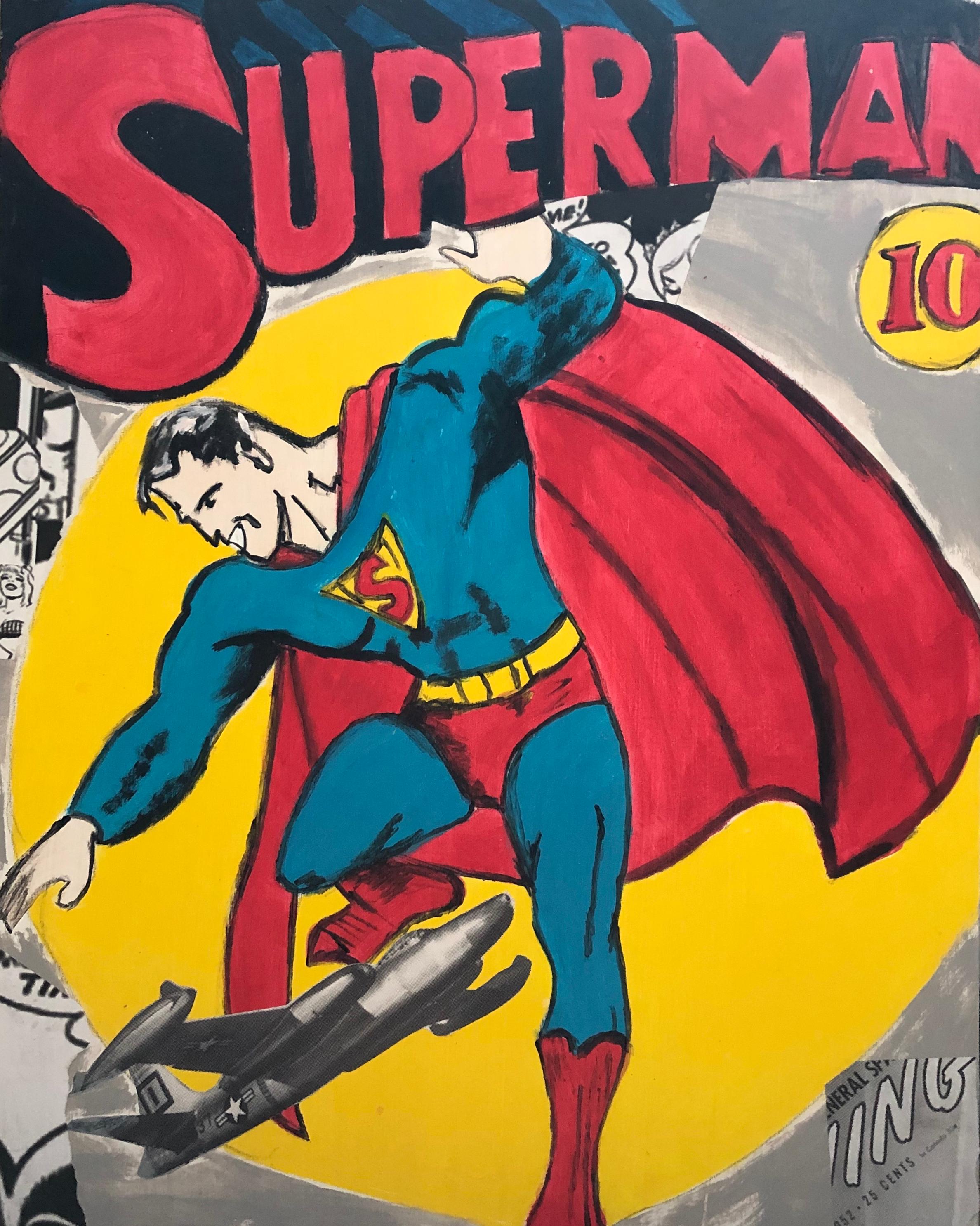 David Morico Figurative Painting – Superman: Superman