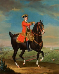An equestrian portrait of Field Marshal Sir John Ligonier, 1st Earl of Ligonier
