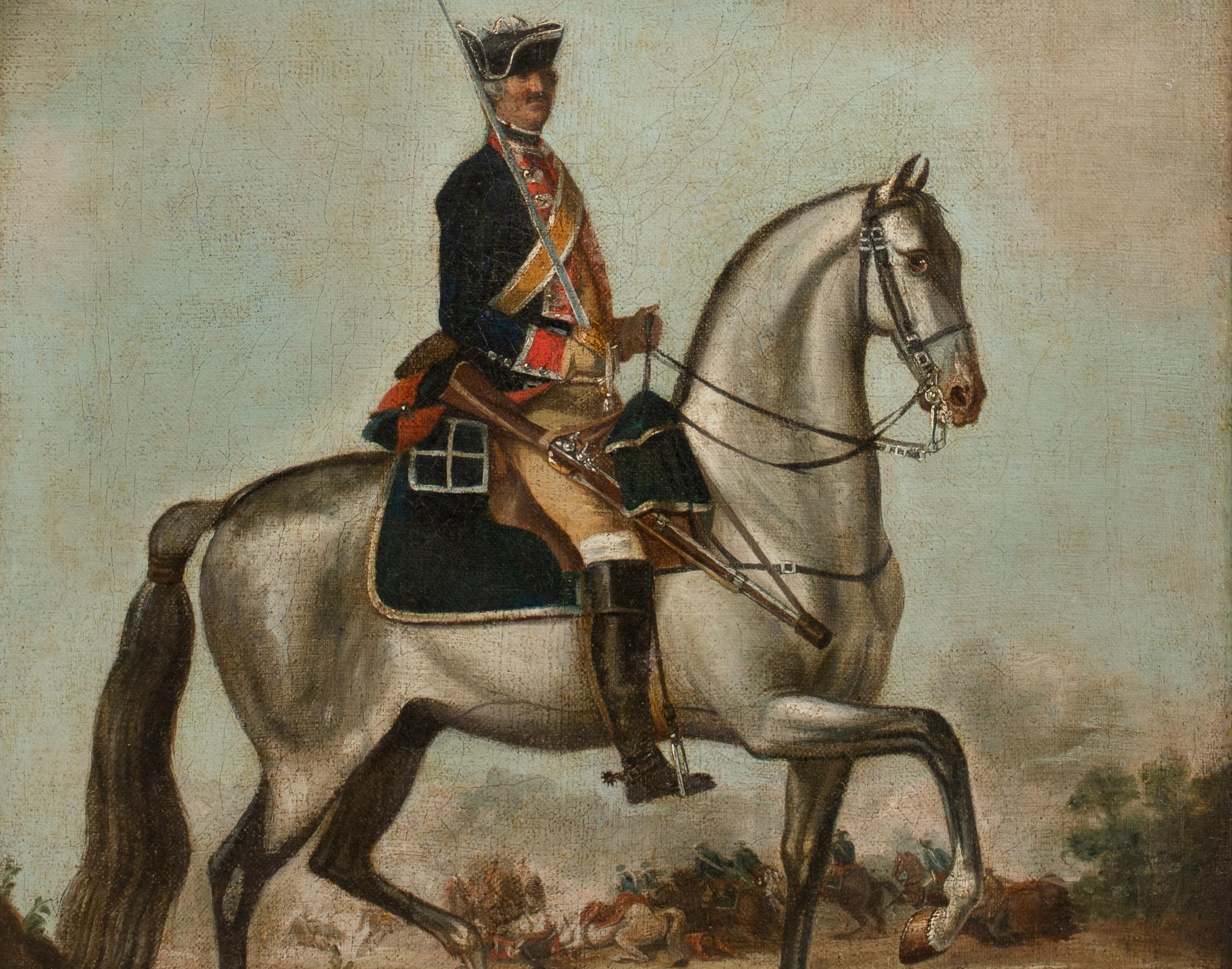 Officer & Horse Of The Royal Queens Dragoons, Seven Years War (1756-1763) For Sale 7