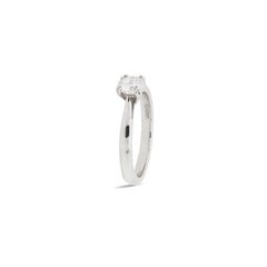 David Morris 0.57ct F VS1 Diamond Platinum Solitaire Engagement Ring