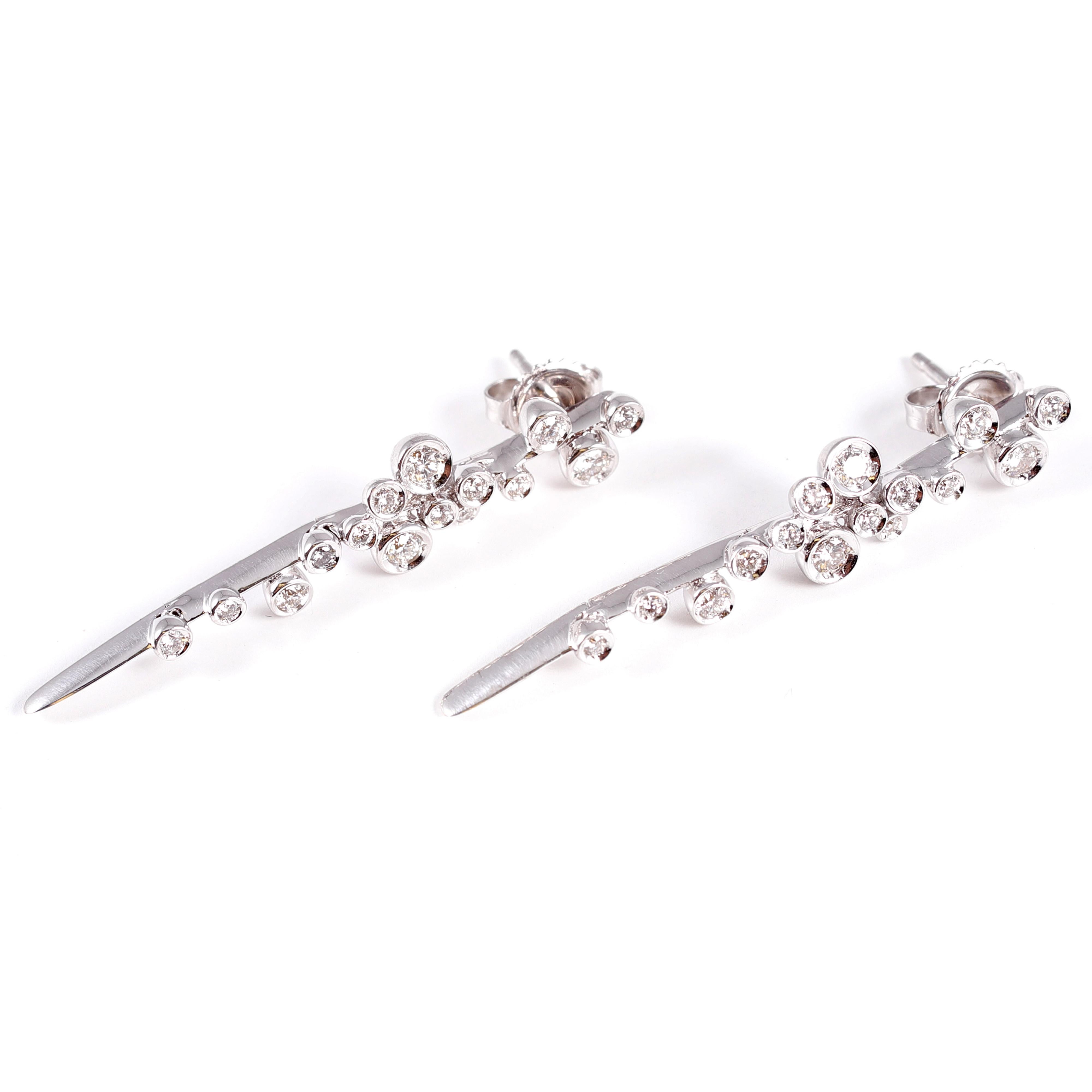 David Morris 0.60 Carat Diamond Earrings from The Astral Collection 1
