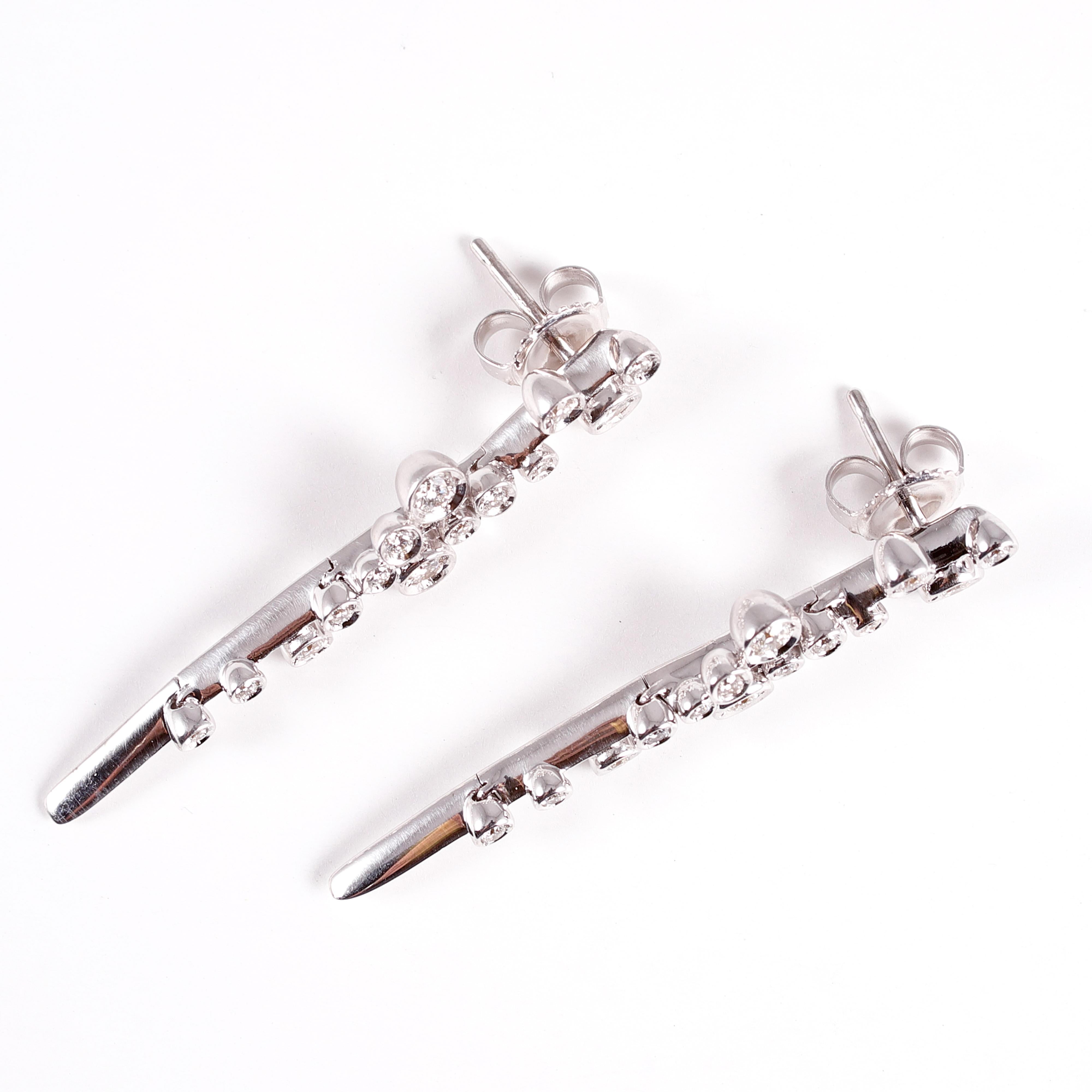 David Morris 0.60 Carat Diamond Earrings from The Astral Collection 4