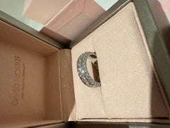 David Morris Diamond Rose Cut ring white gold