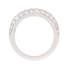 David Morris Pavé Set Diamond Half Eternity Ring