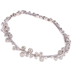 David Morris White Gold 1.95 Carat Diamond Bracelet