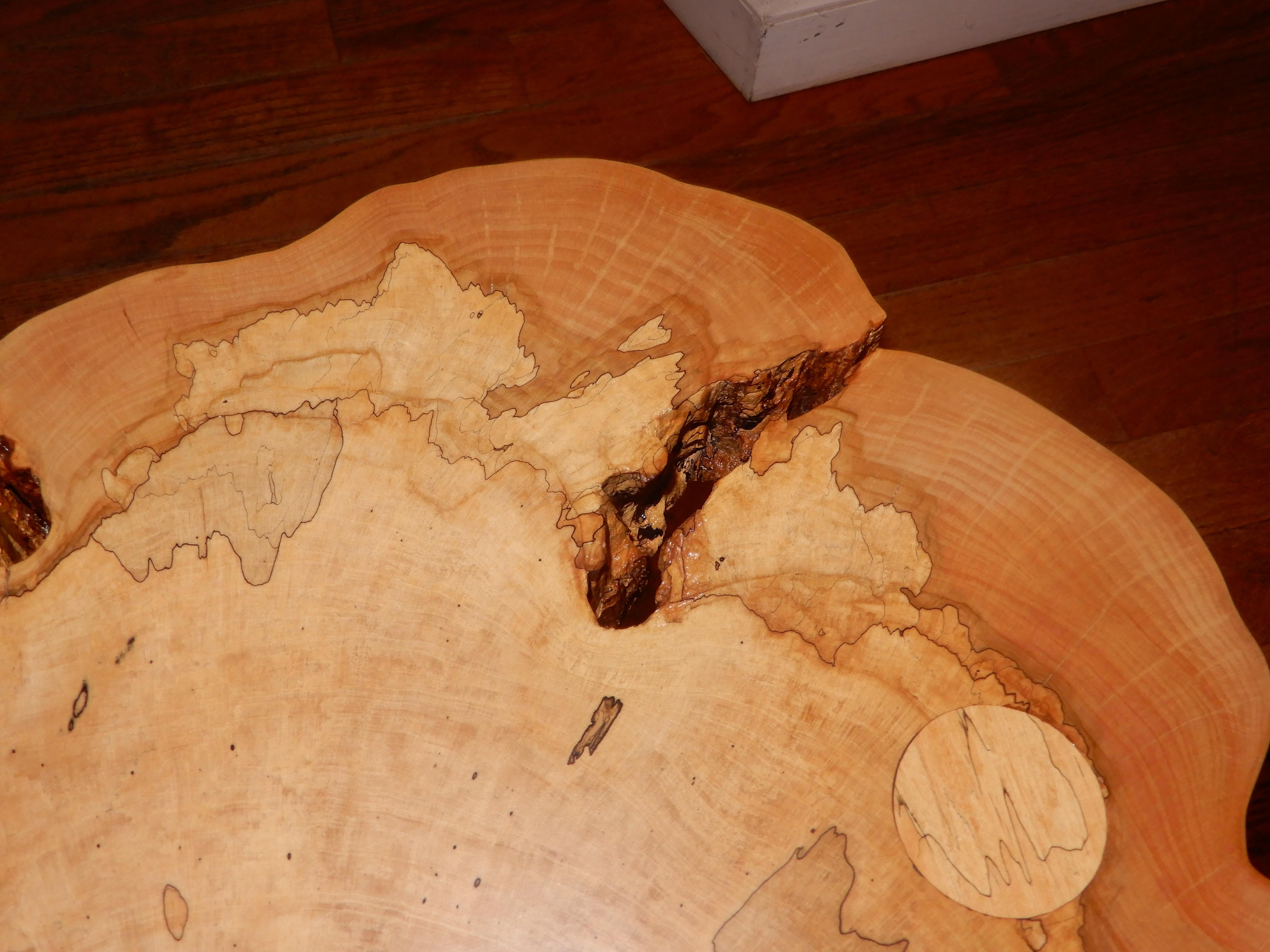 spalted maple coffee table