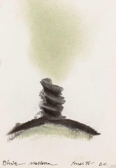 Oliver, Mallorca, opera a pastello di David Nash, 1995