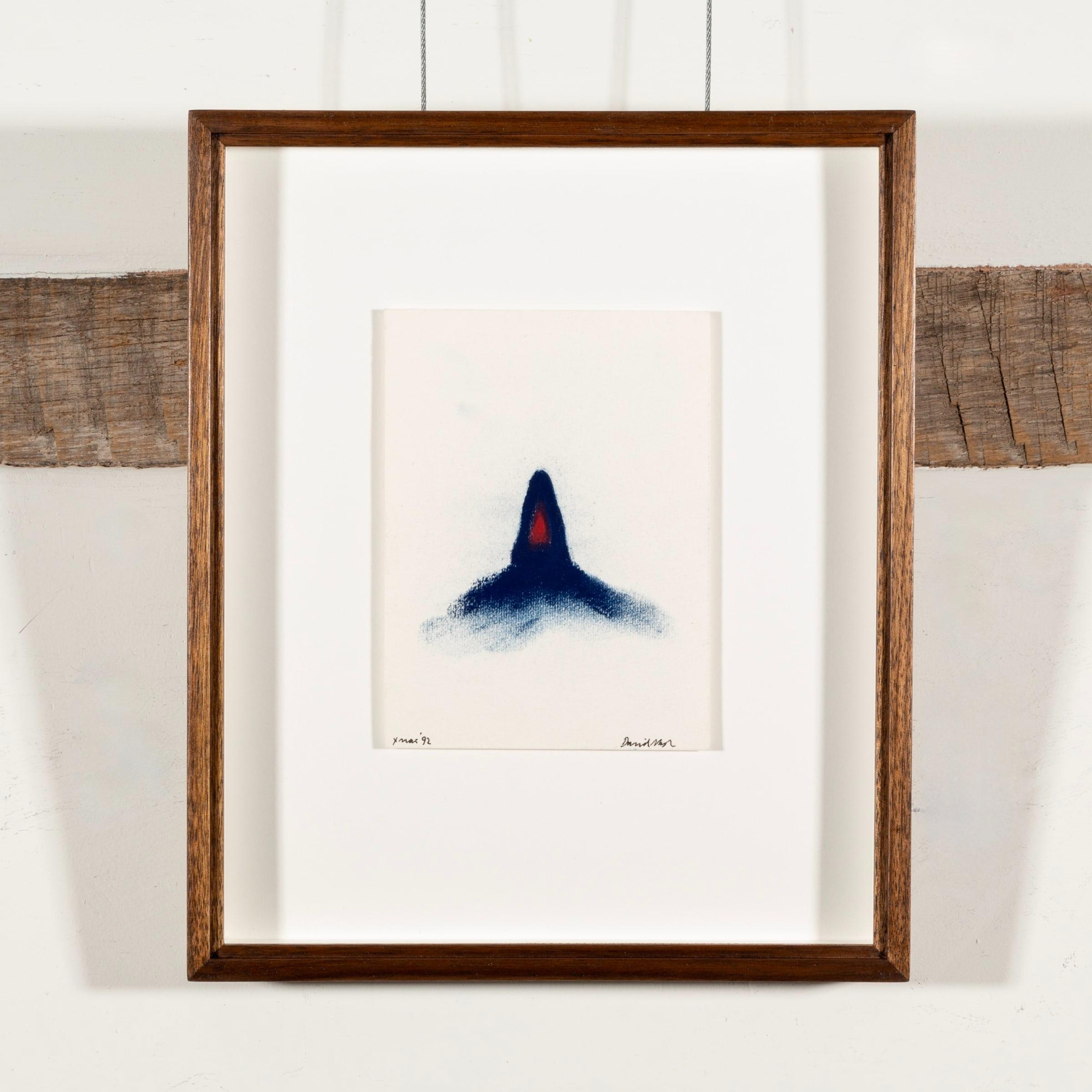 Small Mound, Chalk Pastel Work by David Nash, 1992 For Sale 1
