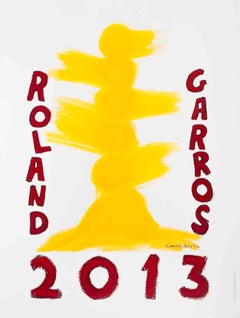 David Nash "Roland Garros French Open" 2013- Poster