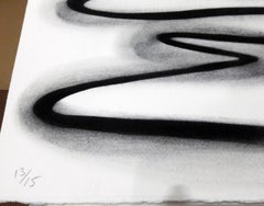 Wooden Boulder Triptych Lines Stones Shadows Nash Modern Landscape Figurative