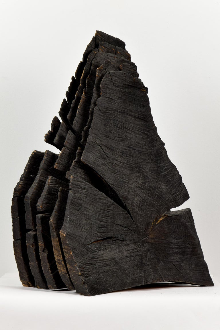 Charred Oak Sheaves
Oak wood, charred
45.5 x 31 x 21.5 cm (17⁷/₈ x 12¹/₄ x 8¹/₂ inches)
Executed in 1998
Collection of Lutz and Hannelore Teutloff, Bielefeld, Germany (Founder of Teutloff Museum)