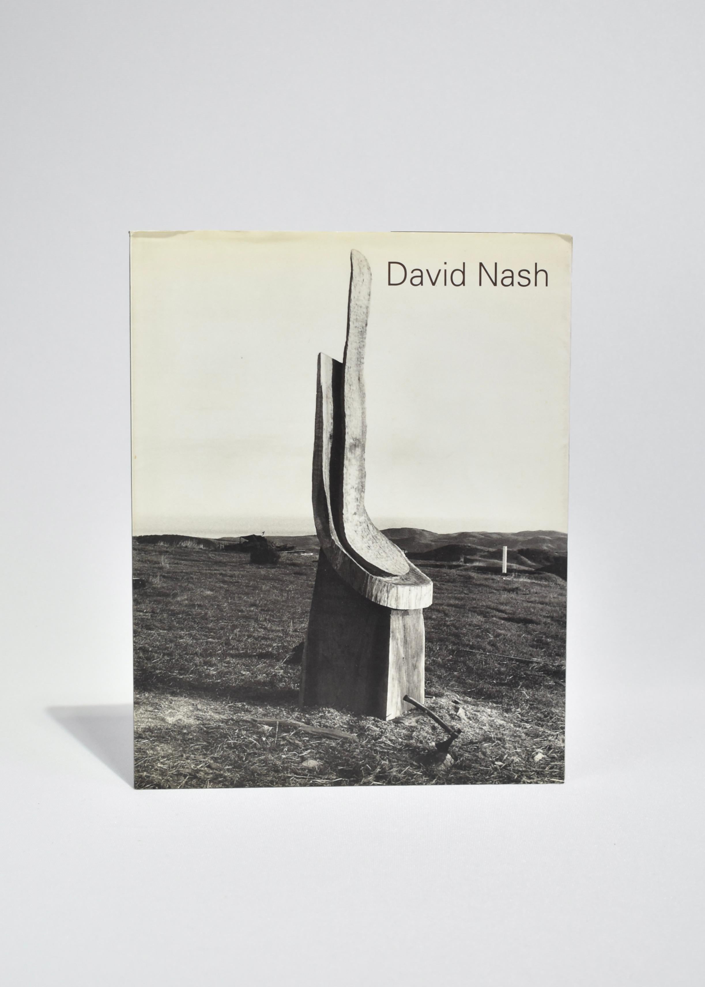 Vintage paperback coffee table book discussing the work of sculptor, David Nash, between the years of 1971-1990. By David Nash and Norbert Lynton, published in 1990. 62 pages.

