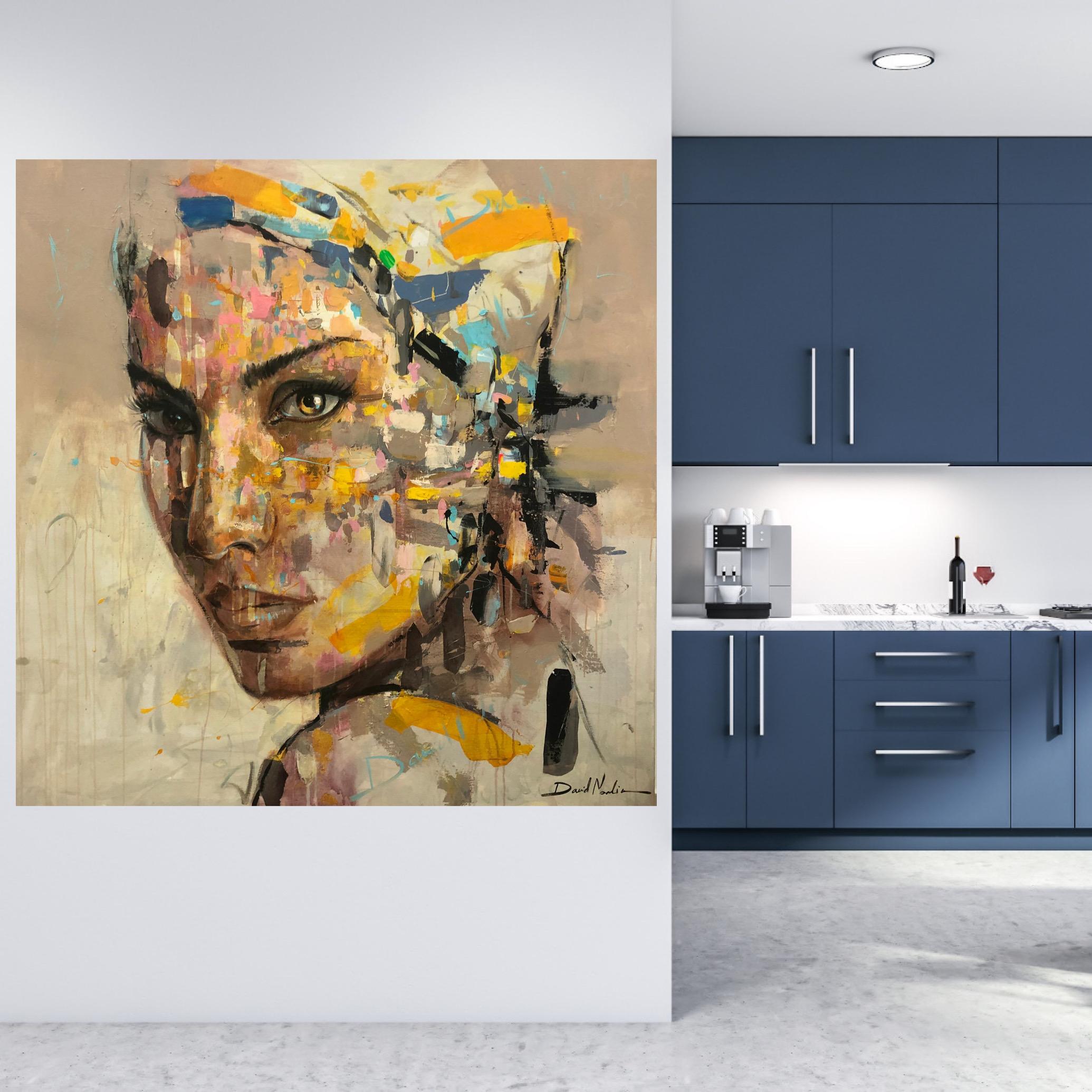 Miel - Modern Painting by David Noalia 