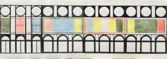 "Untitled (Home Savings Study)"  David Novros, 1986 Geometric Abstraction