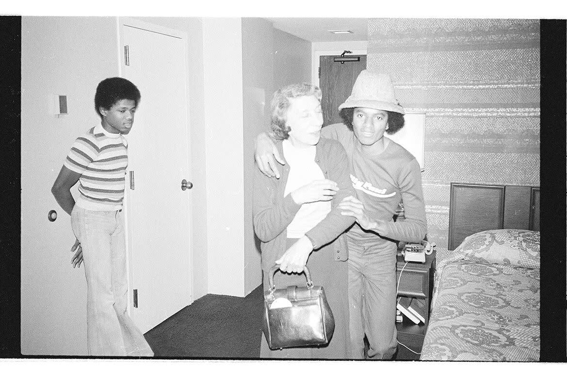 David Nutter Black and White Photograph - Michael Jackson II
