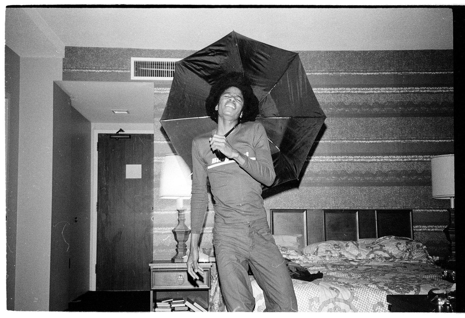 David Nutter Black and White Photograph - Michael Jackson X