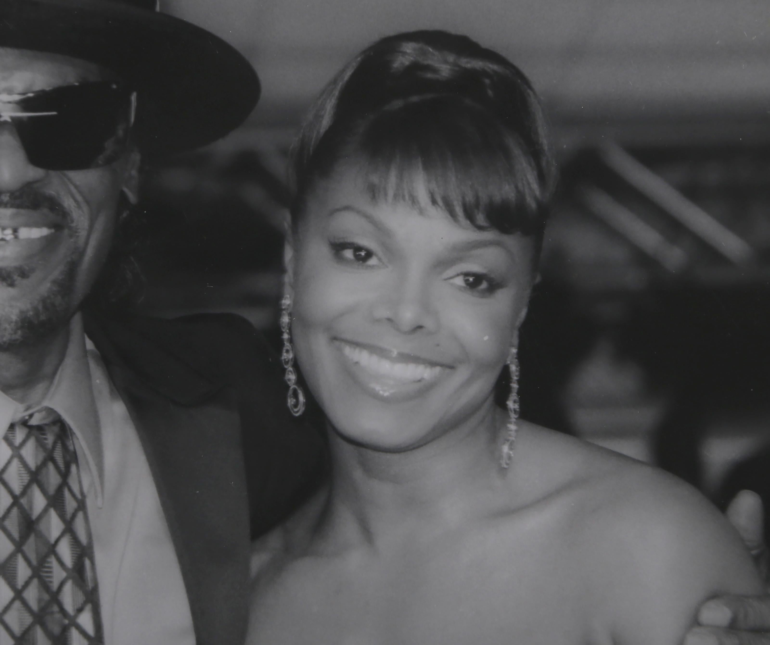 Janet Jackson and Chuck Brown, Contemporary Photograph by David Ogburn For Sale 2