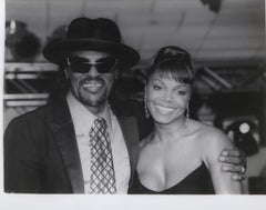 Janet Jackson and Chuck Brown, Contemporary Photograph by David Ogburn