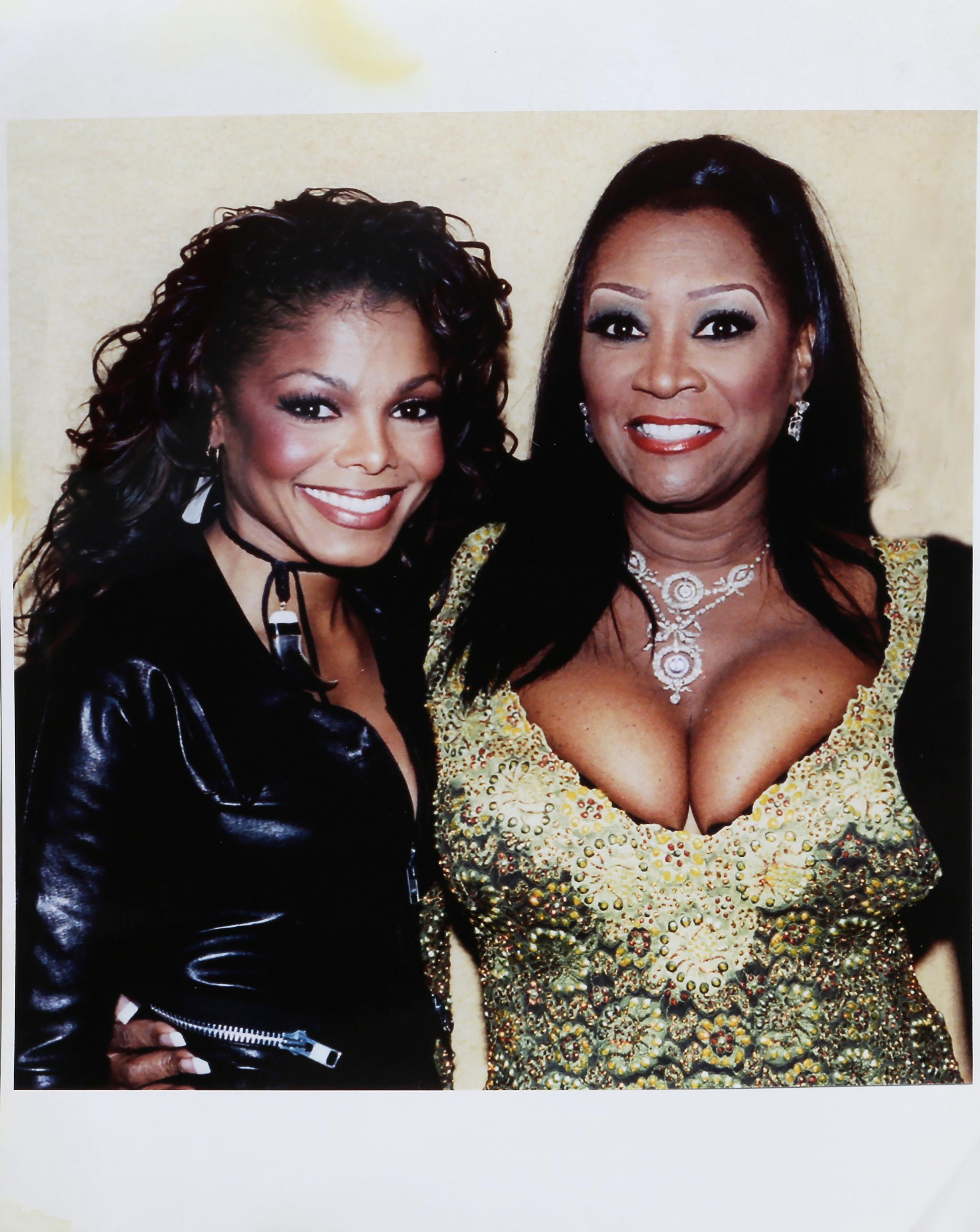 David Ogburn, American (1942 - ) - Janet Jackson and Patti Labelle, Medium:  Color Photograph, Image Size:  8.5 x 8.25 inches, Size:  11 x 8.5 in. (27.94 x 21.59 cm)



