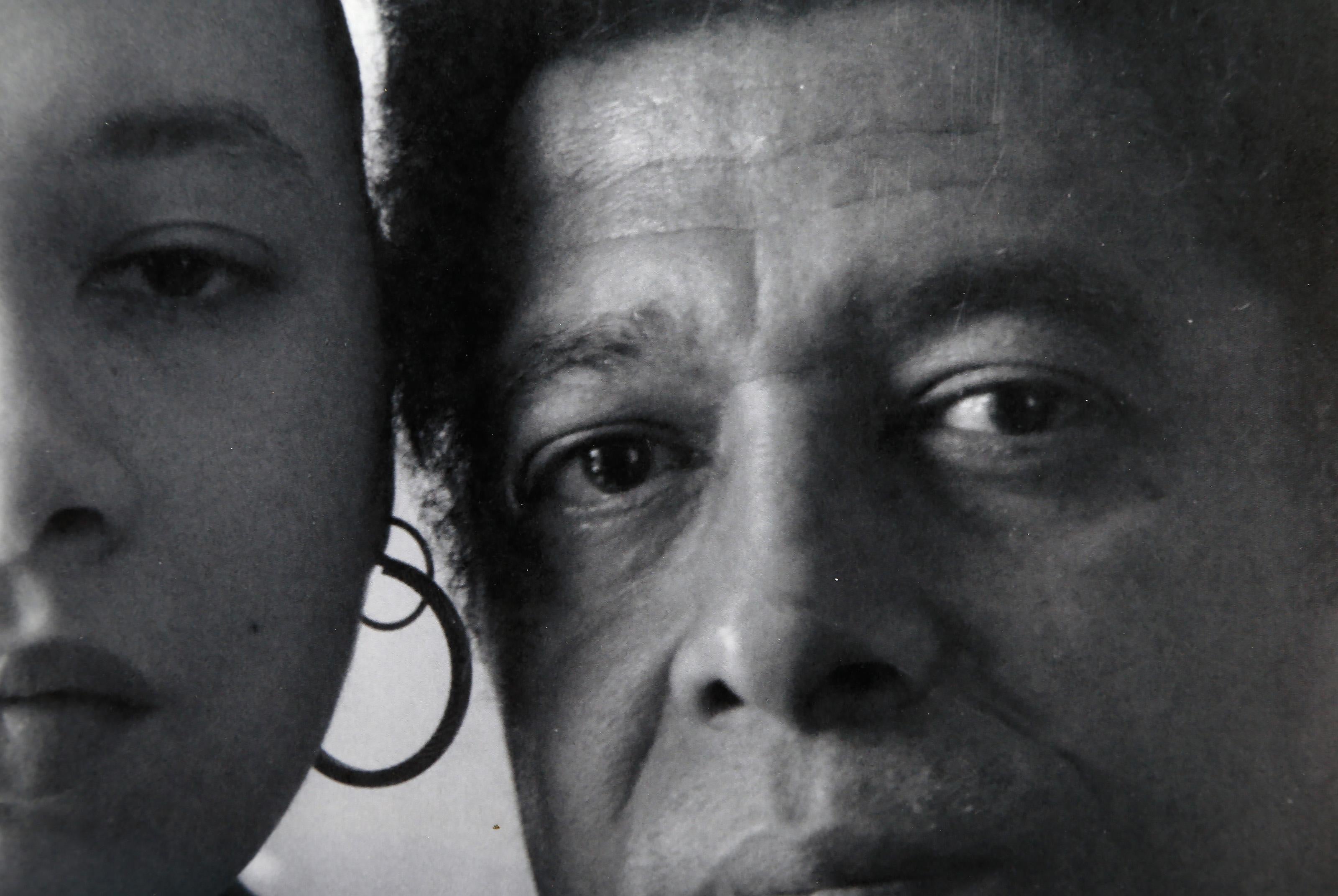 Oggi and Woman, Pop Art Gelatin Silver Print Photograph by David Ogburn For Sale 1