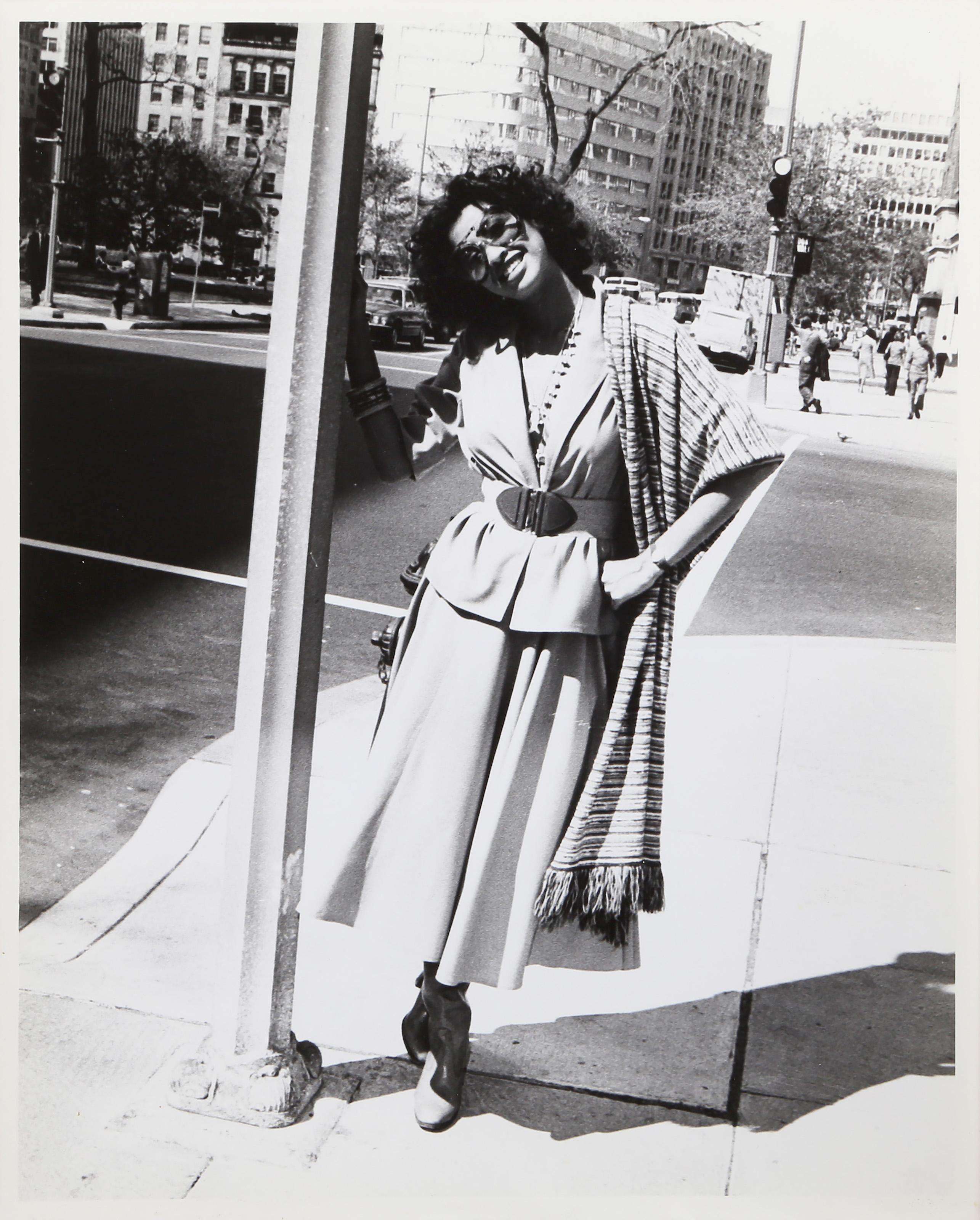 David Ogburn, American (1942 - ) - Phyllis Hyman, Medium:  Gelatin Silver Print, Image Size:  9.5 x 7.5 inches, Size:  10 x 8 in. (25.4 x 20.32 cm)
