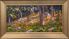 Outdoor Plein Air Painter David P. Curtis Vibrant Landscape Painting