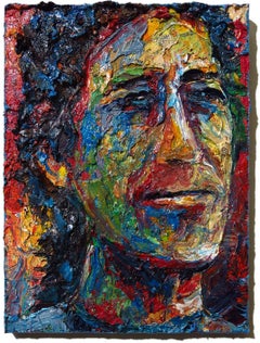UNTITLED x1329 - Original Oil painting portrait, Painting, Oil on Canvas