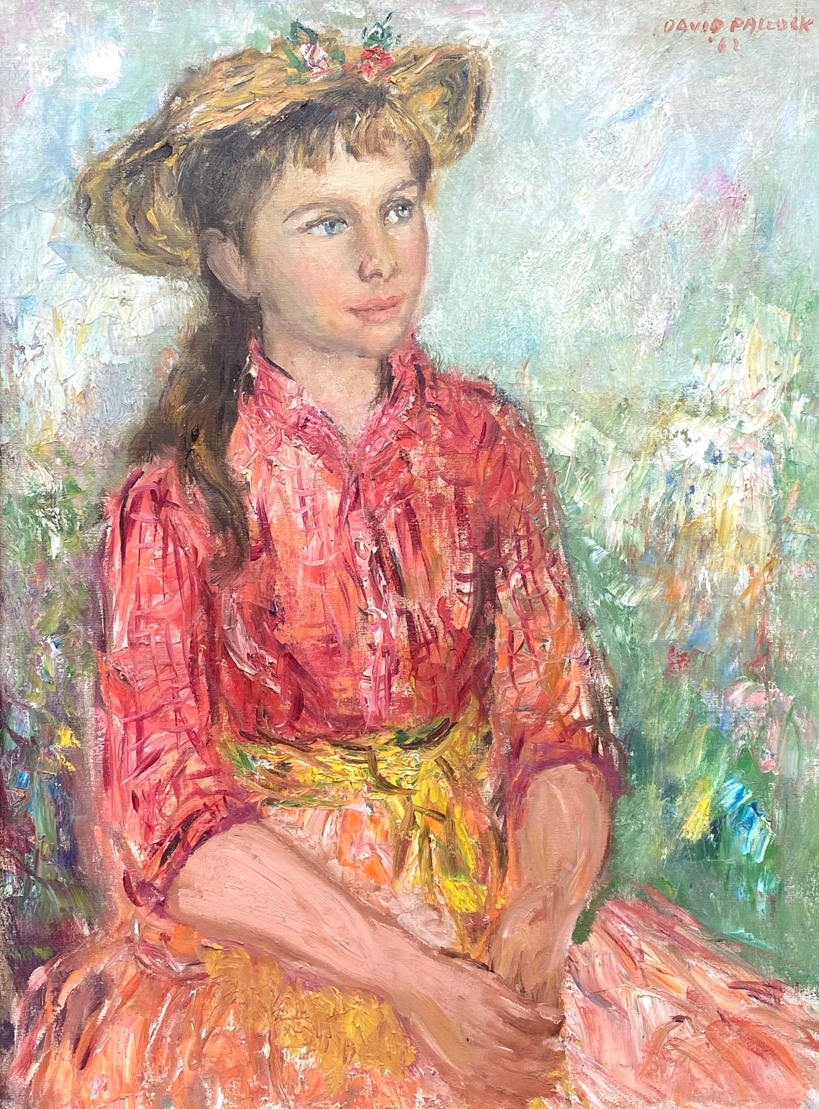 “Country Girl” - Painting by David Pallock