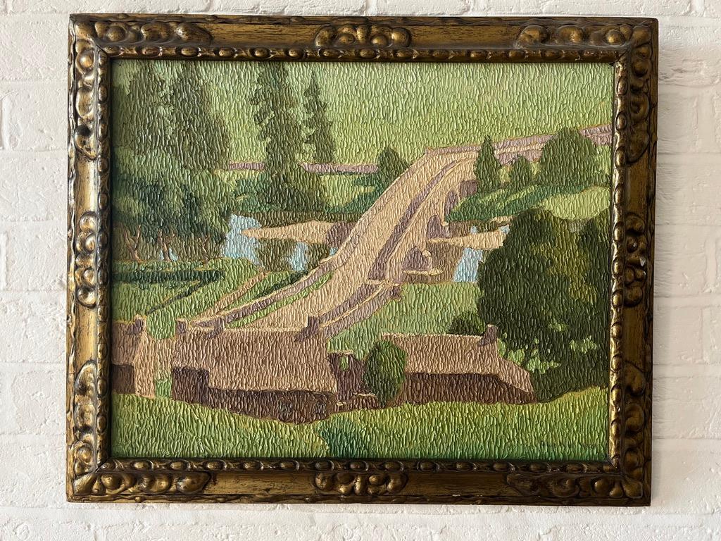 Quadro impressionista britannico a impasto di Swaledale, North Yorkshire Dales in vendita 1