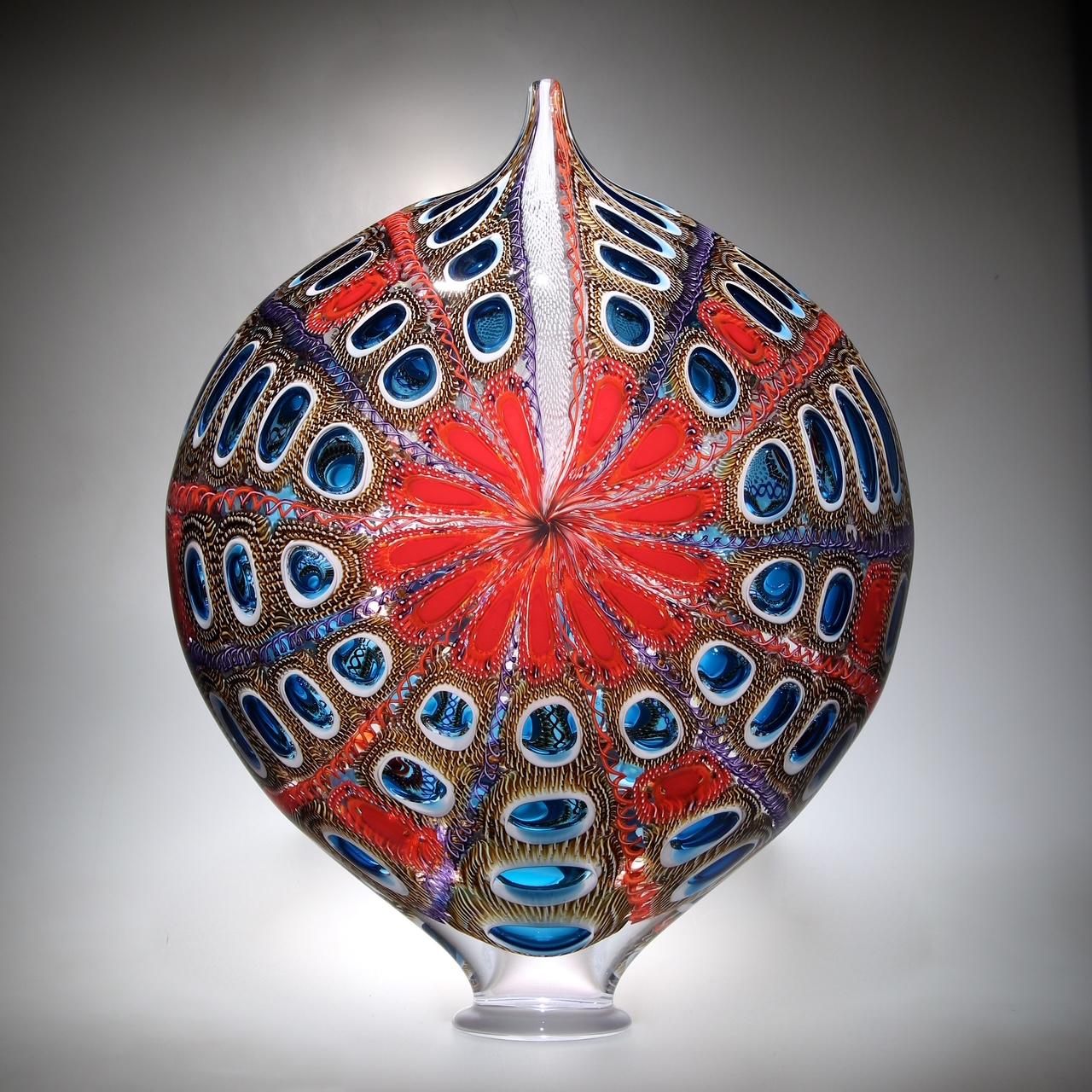 Bronzo, Aqua, Crimson Ellipse 7112