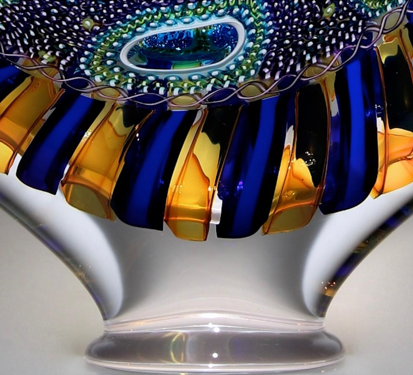 Cerulean/Gold Ellipse 7335 For Sale 1