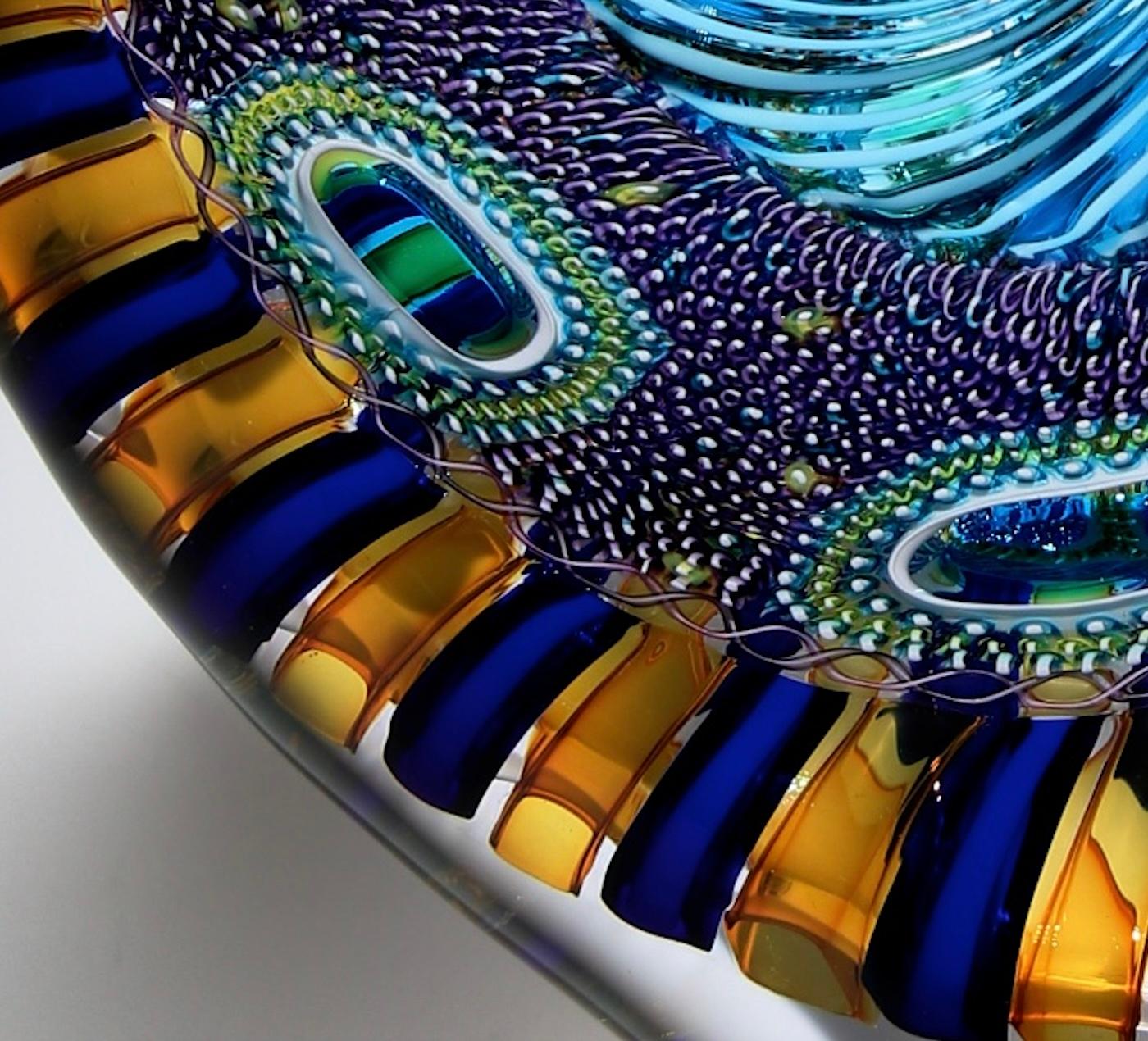 Cerulean/Gold Ellipse 7335 For Sale 2