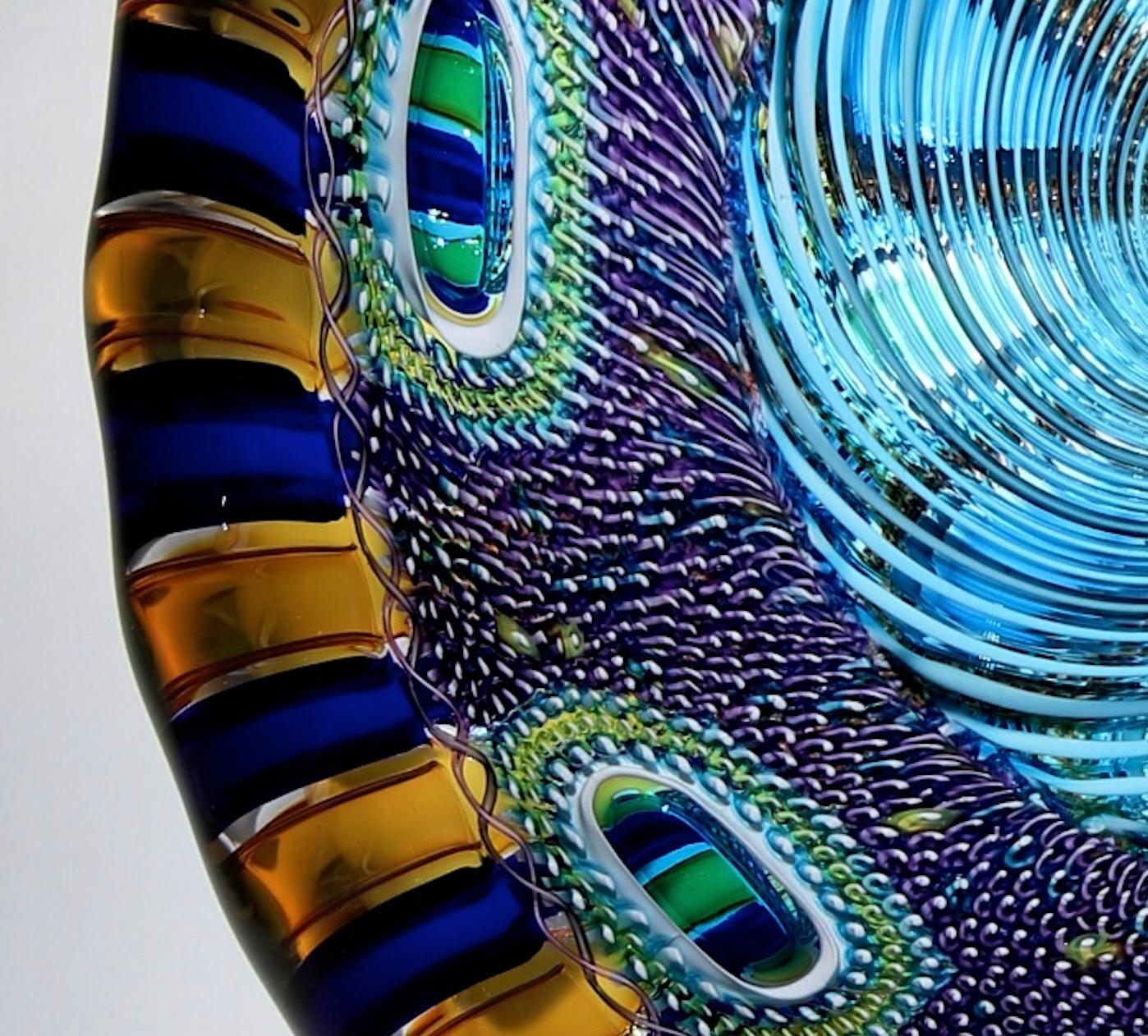 Cerulean/Gold Ellipse 7335 For Sale 3